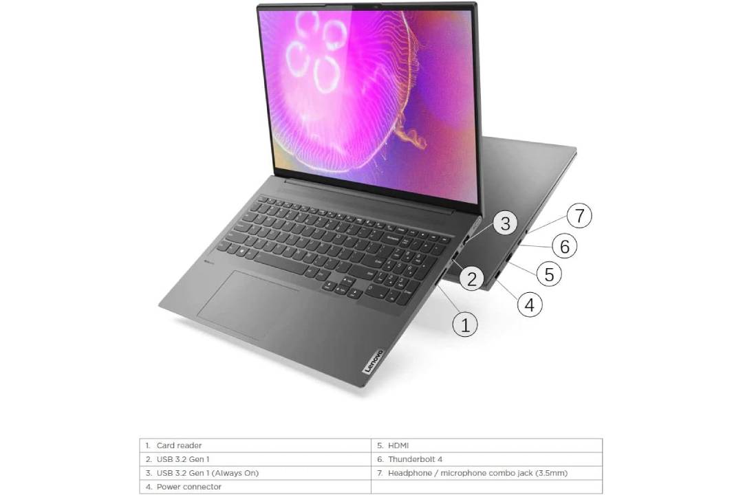 [Used] Lenovo Slim7 16" WQXGA (2560x1600) IPS Touchscreen Laptop 2023 | Intel i7-12700H 14-Core  | Backlit Keyboard | Thunderbolt 4 | Wi-Fi 6 | 16GB LPDDR5 1TB SSD | Win11 Home